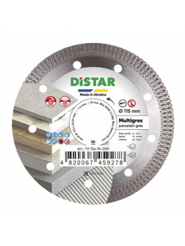 4-1/2 1A1RMultigres  Diamond Blade for cutting ceramic, porcelain & tile