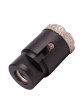 Diamond Core Drill DDR-V 1 3/16 (30mm) core drill showing diamond rim and thread